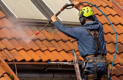 Démoussage et hydrofuge de toiture à Sarremezan